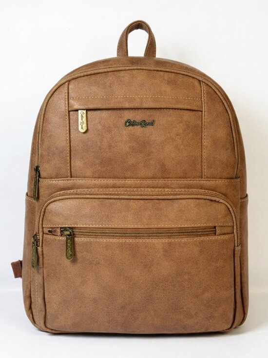 Brand New! Laptop Backpack. Cotton Road. Durable PU Leather